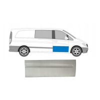 Ремчастина передніх дверей нижня права Mercedes Vito W639 03-14 (PL)