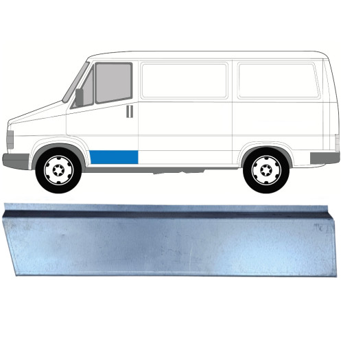 Ремчастина передній двері ліва зовнішня Fiat Ducato, Citroen C25, Peugeot J5 81-94 (KK)