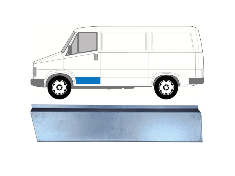 Ремчастина передній двері ліва зовнішня Fiat Ducato, Citroen C25, Peugeot J5 81-94 (Klokkerholm)