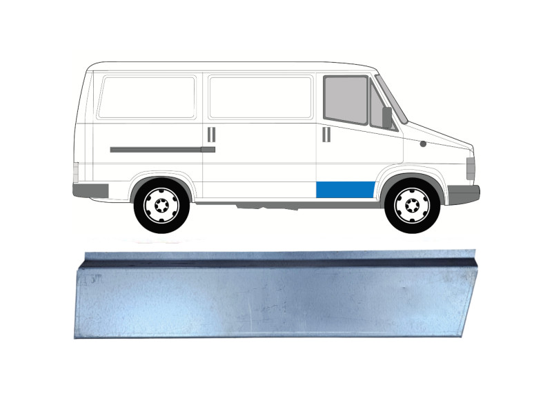 Ремчастина передній двері права зовнішня Fiat Ducato, Citroen C25, Peugeot J5 81-94 (KK)