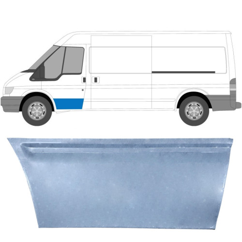 Ремчастина передньої двері ліва Ford Transit 2000-2013 зовнішня (KK)