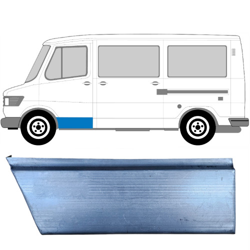 Ремчастина передньої двері ліва Mercedes T1 1977-1995 POTRYKUS 545121P