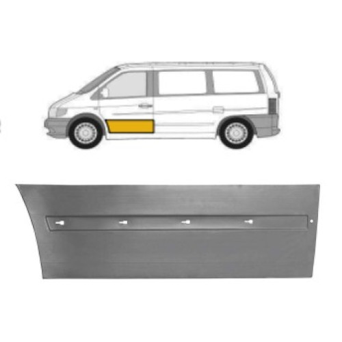 Ремчастина передньої двері ліва Mercedes Vito W638 1996-2003 (Польща)
