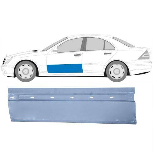 Ремчастина передньої двері нижня ліва Mercedes C-class W203 2000-2007 Klokkerholm