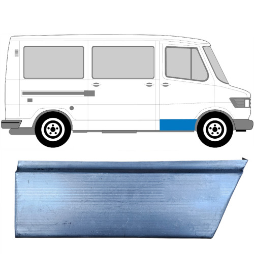 Ремчастина передньої двері права Mercedes T1 1977-1995 (KH)