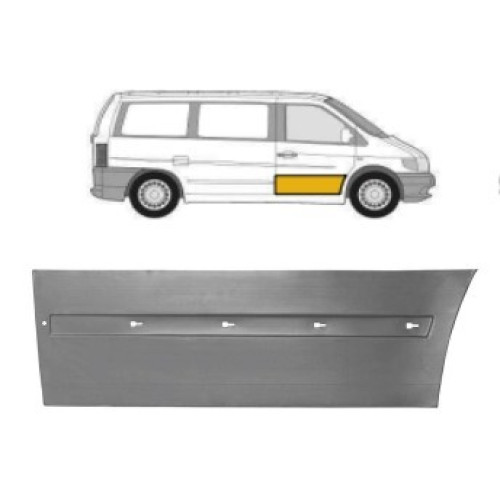 Ремчастина передньої двері права Mercedes Vito W638 1996-2003 (Польща)