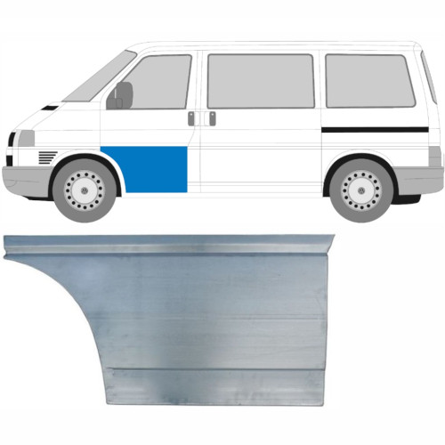 Ремчастина передньої двері VW Transporter T4 (90-03) ліва, велика