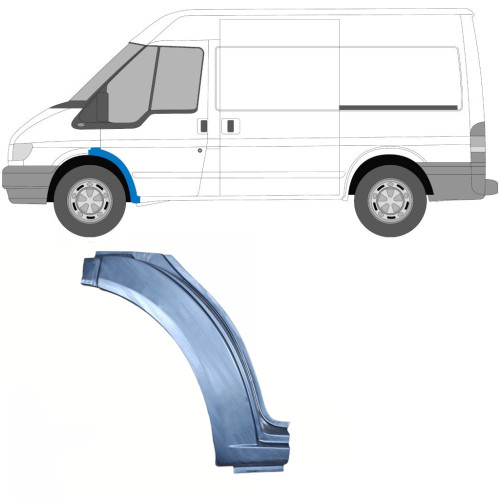 Ремчастина переднього крила ліва Ford Transit 2000-2013 (PL)
