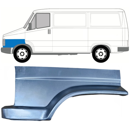Ремчастина переднього крила ліва нижня Fiat Ducato, Citroen C25, Peugeot J5 90-94 (Polcar)