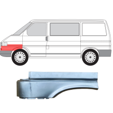 Ремчастина переднього крила ліва VW Transporter T4 1991-1996 під сварку Klokkerholm