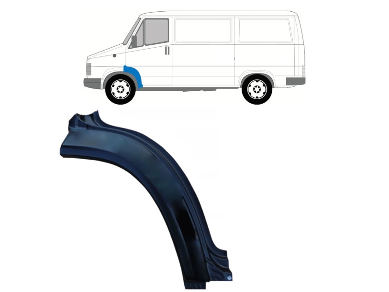 Ремчастина переднього крила ліва Fiat Ducato, Citroen C25, Peugeot J5 80-94 (Klokkerholm)