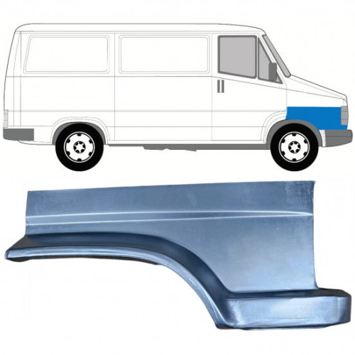 Ремчастина переднього крила права нижня Fiat Ducato, Citroen C25, Peugeot J5 90-94 Klokkerholm