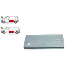 Ремчастина середня ліва Renault Trafic 2, Opel Vivaro 01-14 коротка і довга база (PL)