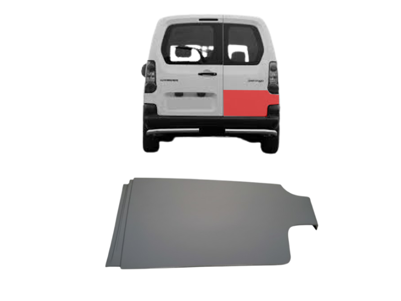 Ремчастина заднії дверей права нижня Citroen Berlingo II, Peugeot Partner II 2008-2018 Klokkerholm 0552152