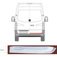 Ремчастина задніх дверей внутрішня права Mercedes Sprinter W906 06-18 (KH)