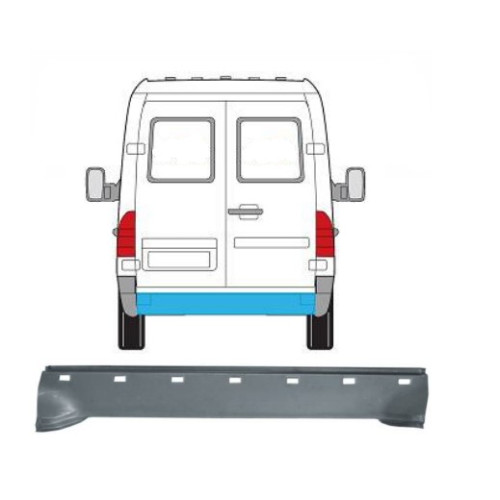 Задня панель нижня Mercedes Sprinter W901-W903, VW LT 2 1995-2006 (Signeda) A9016120114