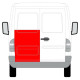 Ремчастина задньої двері ліва до вікна Mercedes Sprinter W901-W905, VW LT II 1995-2006 зовнішня (PL)