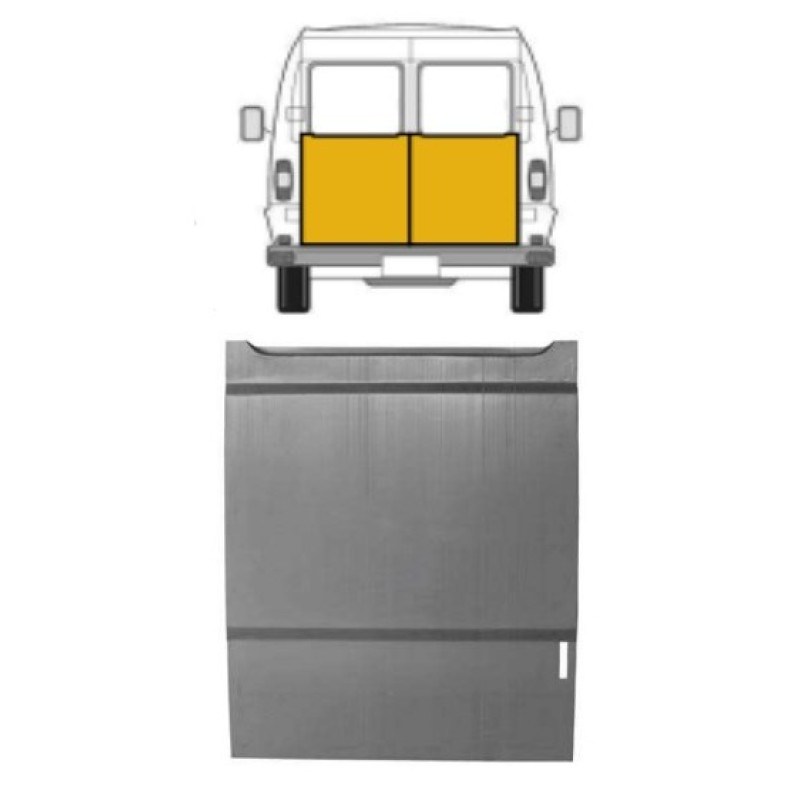 Ремчастина задньої двері права Mercedes 207-410 77-95 (FPS) до вікна