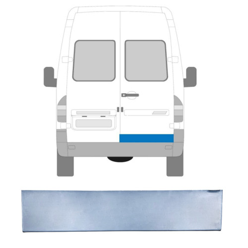Ремчастина задньої двері права (20 см) Mercedes Sprinter W901-W905, VW LT II 1995-2006 POTRYKUS 