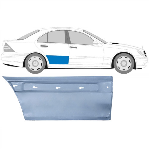 Ремчастина задної двері нижня права Mercedes C-class W203 2000-2007 Klokkerholm