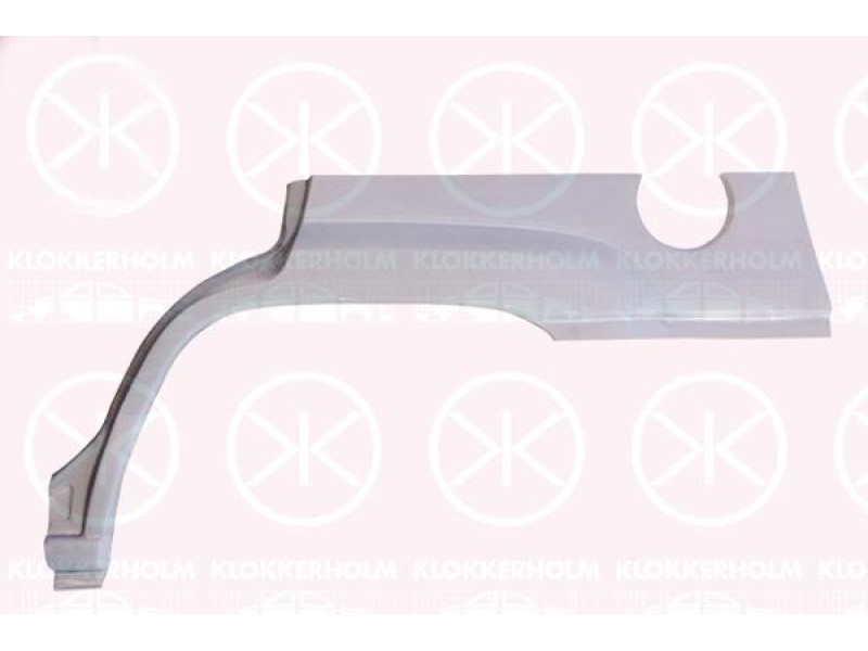 Ремчастина заднього крила ліва Jeep Grand Cherokee 91-05 (Klokkerholm) арка