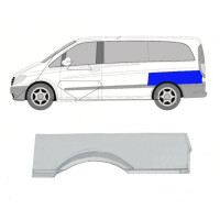 Ремчастина заднього крила верхня ліва Mercedes Vito W639 03-14 довга база (Klokkerholm)