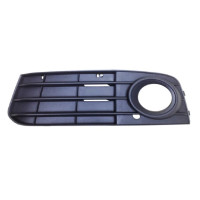 Решітка переднього бампера ліва Audi A4 B8 08-12 (LKQ) чорна, з отв. 8K0807681A 01C