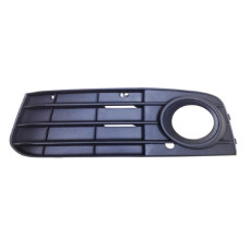 Решітка переднього бампера ліва Audi A4 B8 08-12 (LKQ) чорна, з отв. 8K0807681A 01C