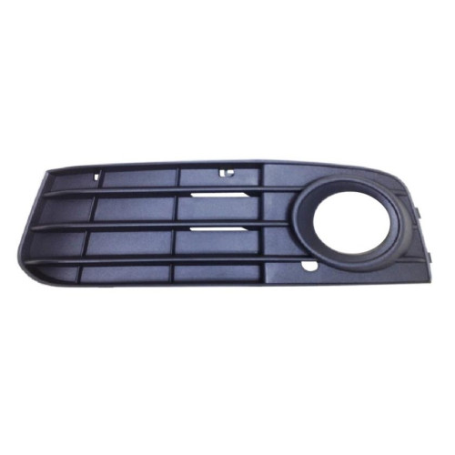 Решітка переднього бампера ліва Audi A4 B8 2008-2012 (LKQ) чорна, з отв. 8K0807681A 01C