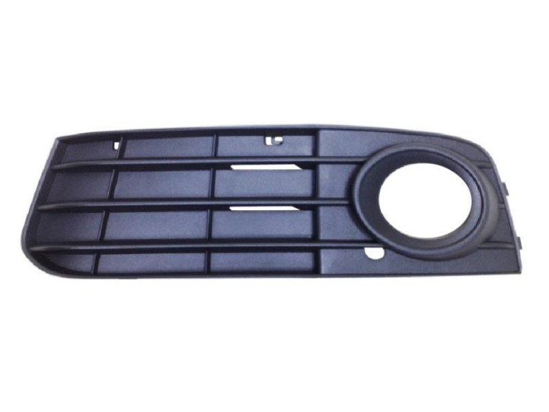 Решітка переднього бампера ліва Audi A4 B8 08-12 (LKQ) чорна, з отв. 8K0807681A 01C