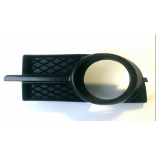 Решітка бампера ліва Chevrolet Aveo T250 2006-2012 Tempest чорна з отвором 96648782