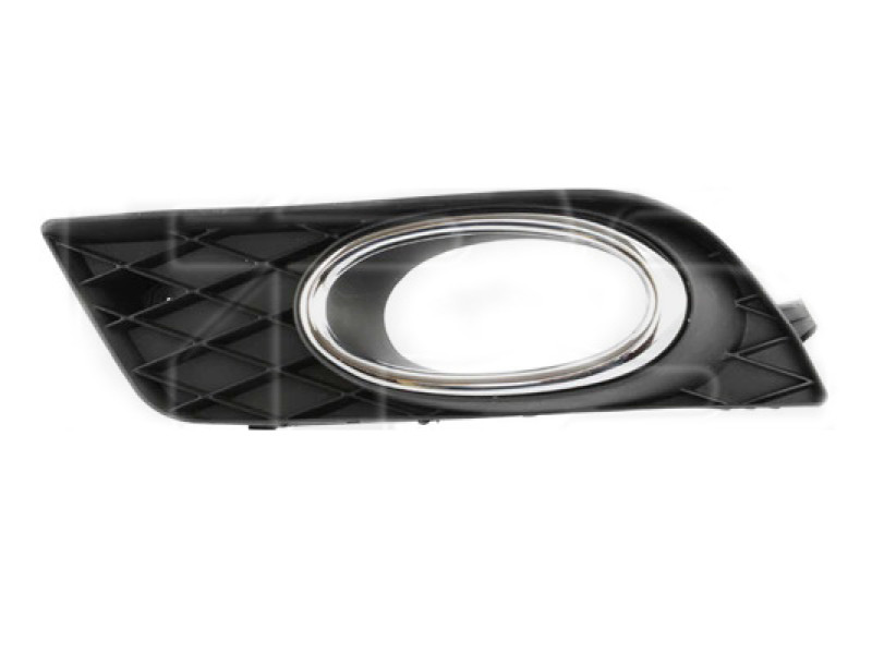 Решітка бампера ліва Honda Civic FB 11-13 седан (Тайвань) з отвором