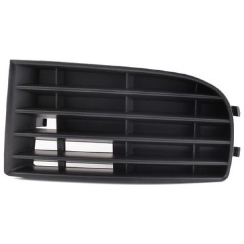 Решітка переднього бампера ліва VW Golf 5 2004-2009 (крім GTI) (Тайвань) без отв. 1K0853665