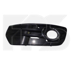 Решітка бампера ліва (з отвором   хром окуляр) Audi Q5 08-12 (FPS)