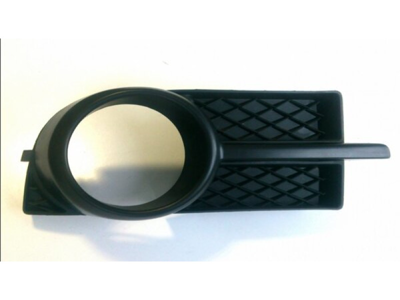 Решітка бампера права Chevrolet Aveo T250 2006-2012 Tempest чорна з отвором 96648781