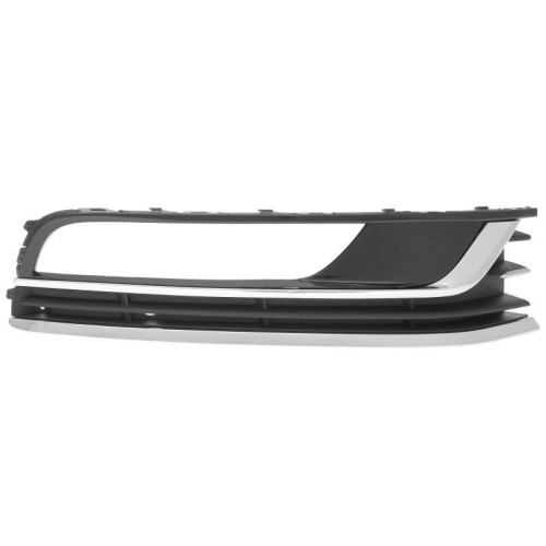 Решітка переднього бампера права VW Passat B7 2010-2014 (Signeda) 2 молд. 3AA854661A9B9