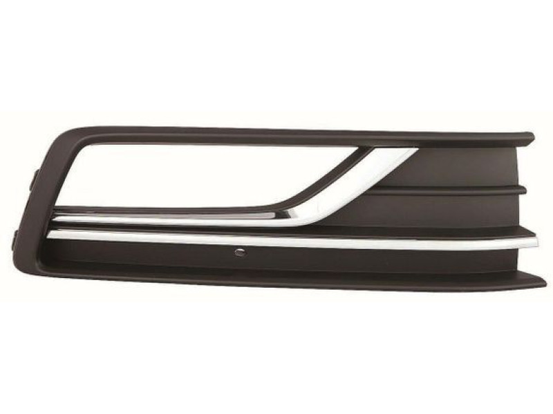 Решітка бампера права VW Passat B8 USA 15-19 (LKQ) з отв.противотуман. 561854662HRYP