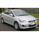 Решітка переднього бампера середня Hyundai Accent IV (Solaris) 2011-2017 Китай 865611R000