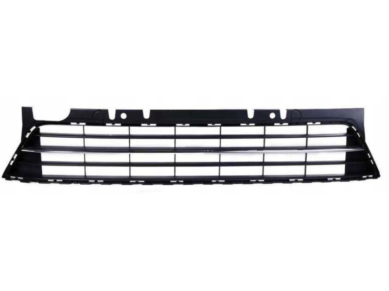 Решітка переднього бампера середня VW Beetle 16-19 (Тайвань) без отв. під п/тронік 5C5807671S
