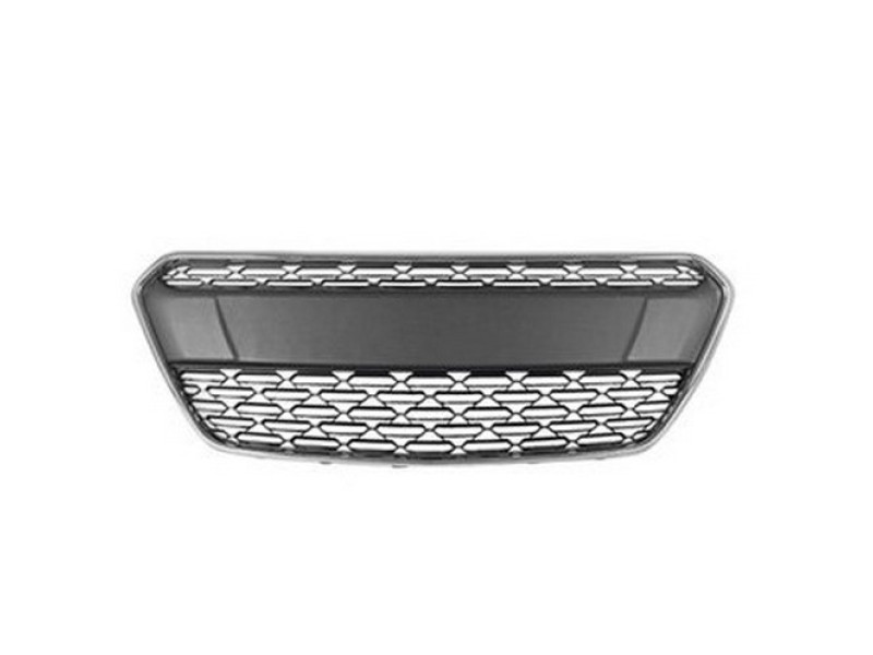 Решітка переднього бампера Chevrolet Spark 15-18 (Тайвань) хром молдинг