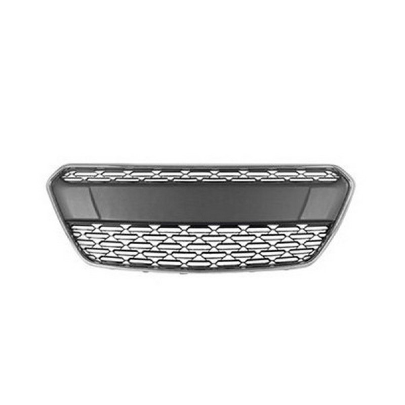Решітка переднього бампера Chevrolet Spark 15-18 (Тайвань) хром молдинг