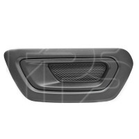 Решітка переднього бампера ліва Ford Transit 19- (Тайвань) чорна текстура