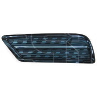 Решітка переднього бампера ліва Acura MDX 13-16 (Тайвань) з хром молдингом