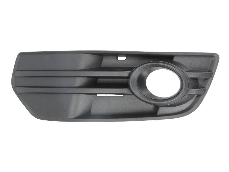 Решітка переднього бампера ліва Audi Q5 08-12 (Тайвань) чорна, з отв. 8R0807681A