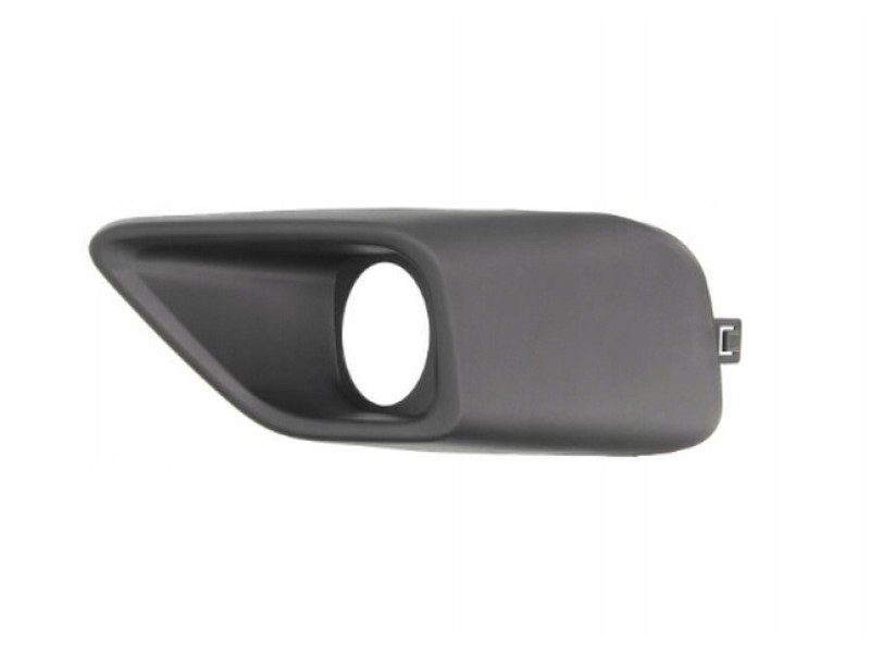 Решітка переднього бампера ліва Fiat Doblo 15-22 (Тайвань) текстура, з отвором