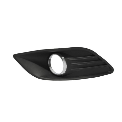 Решітка переднього бампера ліва Ford Focus 2 2008-2010 (Тайвань) з отвором хром окуляр 1528561