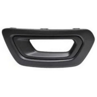 Решітка переднього бампера ліва Ford Transit 19- (Тайвань) чорна текстура, з отв.