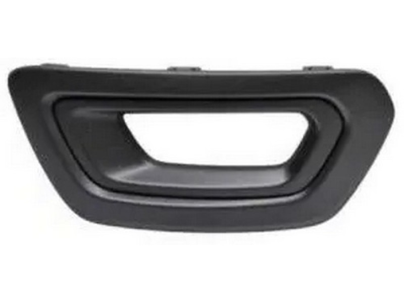 Решітка переднього бампера ліва Ford Transit 19- (Тайвань) чорна текстура, з отв.