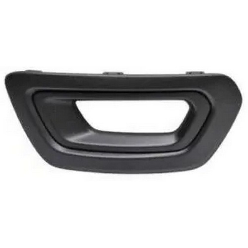 Решітка переднього бампера ліва Ford Transit 19- (Тайвань) чорна текстура, з отв.