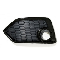 Решітка переднього бампера ліва Honda Civic FK 16- ХЕТЧБЕК (Тайвань) з отвором